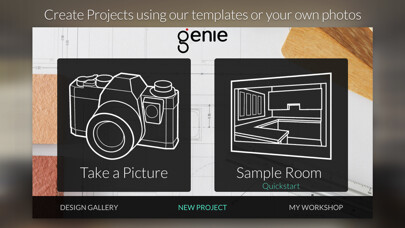 Emulate iPhone app Genie Design using MyAndroid