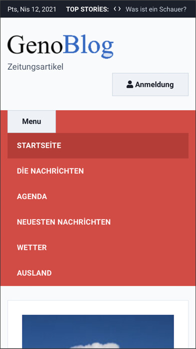 Emulate iPhone app GenoBlog using MyAndroid Emulate iPhone app GenoBlog using MyAndroid