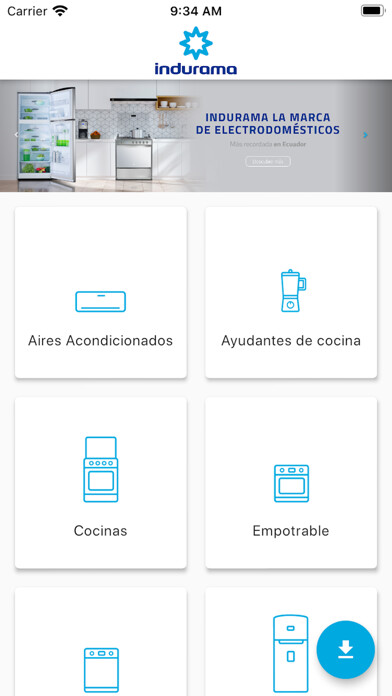 Emulate iPhone app Gente Indurama using MyAndroid