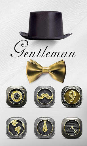 Emulate Android APK Gentleman GO Launcher Theme Emulate Android APK Gentleman GO Launcher Theme