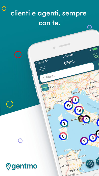 Emulate iPhone app Gentmo - clienti e giro visite using MyAndroid Emulate iPhone app Gentmo - clienti e giro visite using MyAndroid