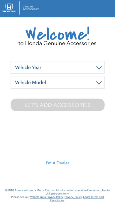 Emulate iPhone app Genuine Honda Accessories using MyAndroid Emulate iPhone app Genuine Honda Accessories using MyAndroid