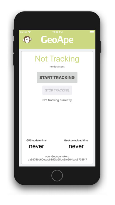 Emulate iPhone app GeoApe Tracker using MyAndroid