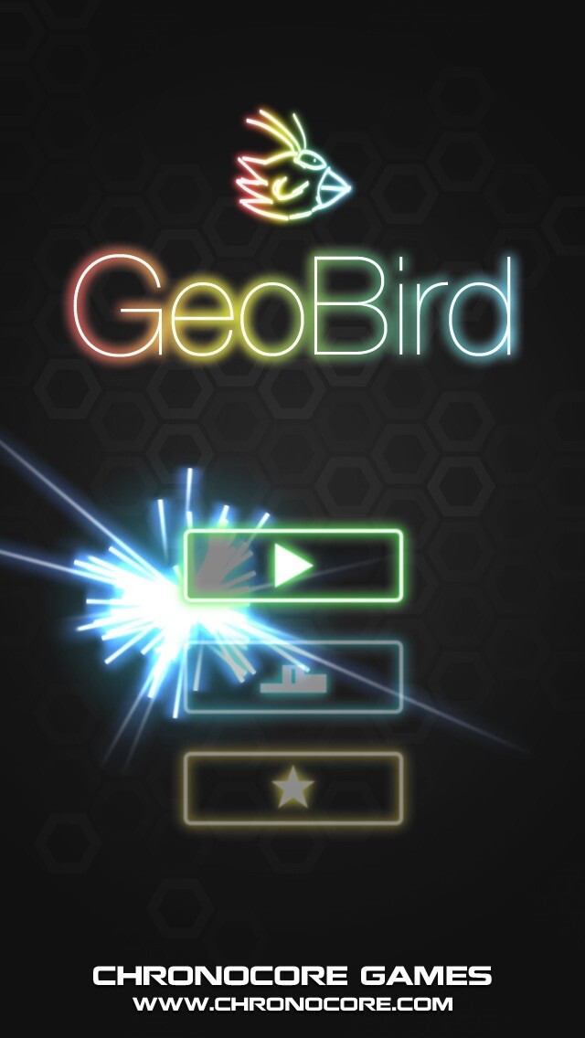 Emulate iPhone app GeoBird - The tiny story of the neon bird extended using MyAndroid