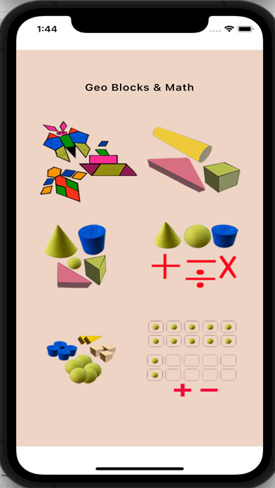 Emulate iPhone app Geo Blocks - Math using MyAndroid Emulate iPhone app Geo Blocks - Math using MyAndroid