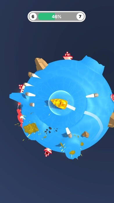 Emulate iPhone app Geo Boat Wars using MyAndroid