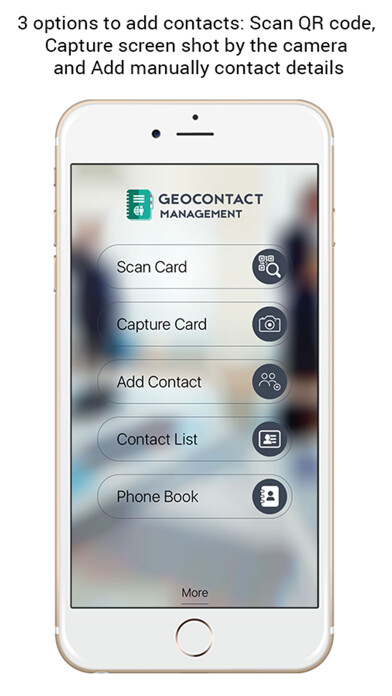 Emulate Android APK GeoContact - Management