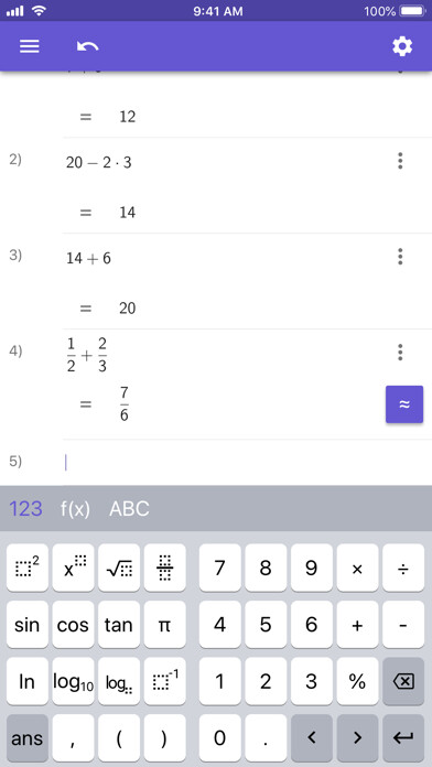 Emulate iPhone app GeoGebra Scientific Calculator using MyAndroid Emulate iPhone app GeoGebra Scientific Calculator using MyAndroid