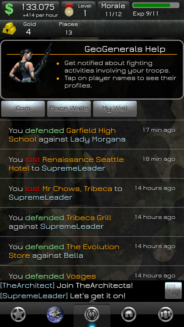 Emulate iPhone app Geo Generals - Location Based War MMO Strategy Game using MyAndroid Emulate iPhone app Geo Generals - Location Based War MMO Strategy Game using MyAndroid
