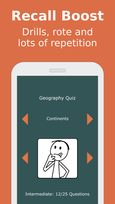 Emulate iPhone app Geography Genius Learning Kids using MyAndroid