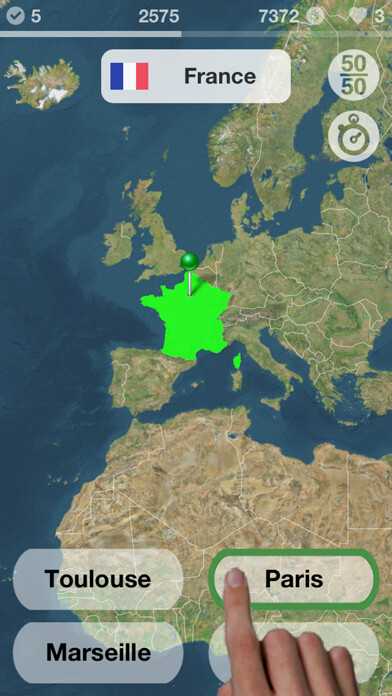 Emulate iPhone app Geography: learn the world map using MyAndroid Emulate iPhone app Geography: learn the world map using MyAndroid