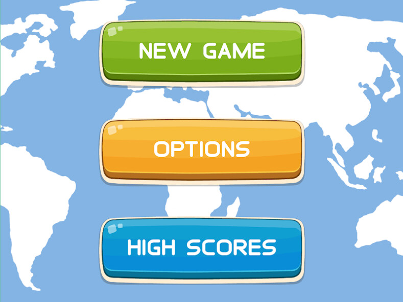 Emulate Android APK Geography Map Trainer