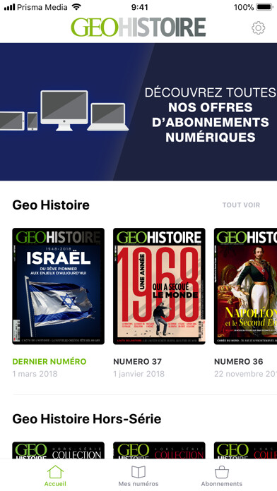 Emulate iPhone app GEO Histoire le magazine using MyAndroid Emulate iPhone app GEO Histoire le magazine using MyAndroid