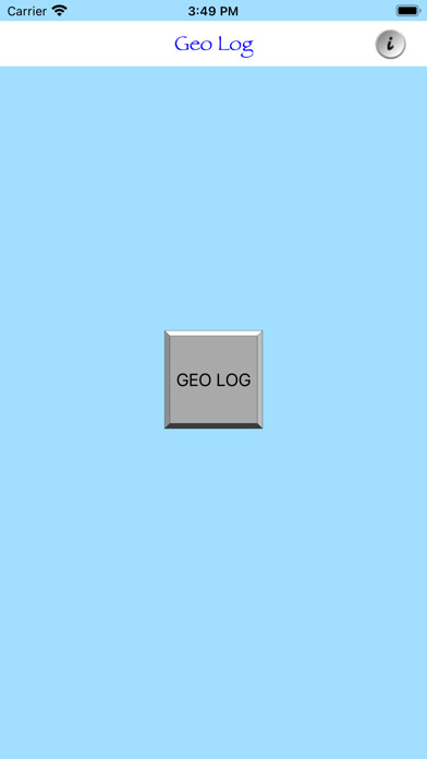 Emulate iPhone app GeoLog using MyAndroid
