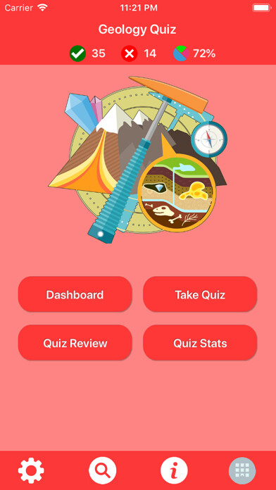 Emulate iPhone app Geology Quizzes using MyAndroid Emulate iPhone app Geology Quizzes using MyAndroid