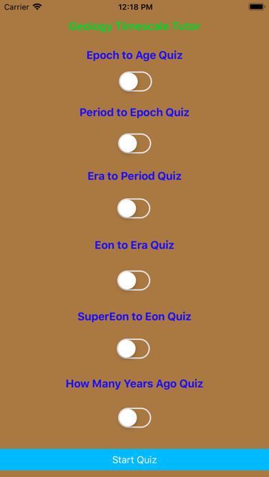 Emulate iPhone app Geology Timescale Tutor using MyAndroid Emulate iPhone app Geology Timescale Tutor using MyAndroid