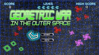Emulate iPhone app Geometric War In Outer Space using MyAndroid