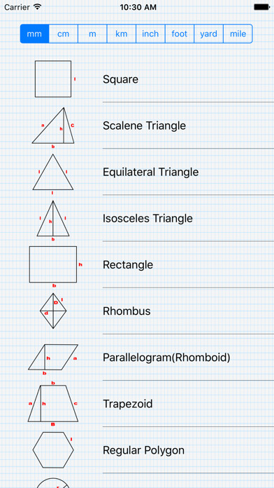 Emulate iPhone app GeometryCalc using MyAndroid Emulate iPhone app GeometryCalc using MyAndroid