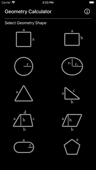Emulate iPhone app Geometry Calculator Plus using MyAndroid Emulate iPhone app Geometry Calculator Plus using MyAndroid