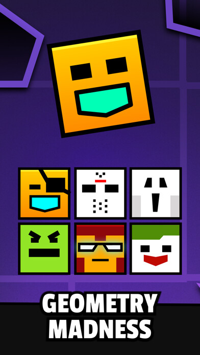 Emulate iPhone app Geometry Clash GO! using MyAndroid