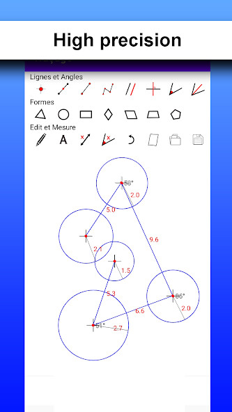 Run android online APK Geometry Drawer with measure from MyAndroid or emulate Geometry Drawer with measure using MyAndroid