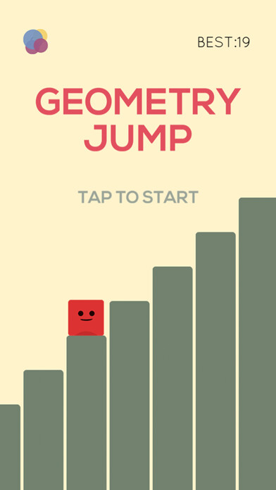 Emulate iPhone app Geometry Jump - Dash Up! using MyAndroid