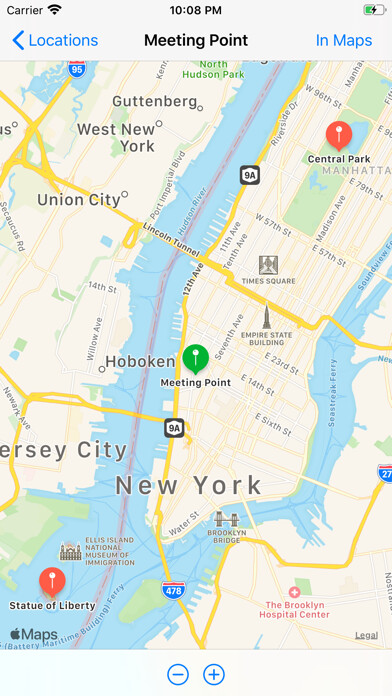 Emulate iPhone app GeoMidpoint using MyAndroid Emulate iPhone app GeoMidpoint using MyAndroid