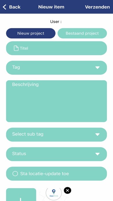 Emulate iPhone app Geomind.be using MyAndroid