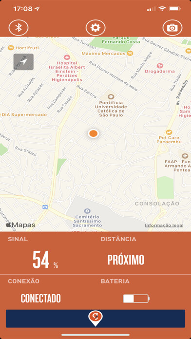 Emulate iPhone app Geonav MyFinder using MyAndroid