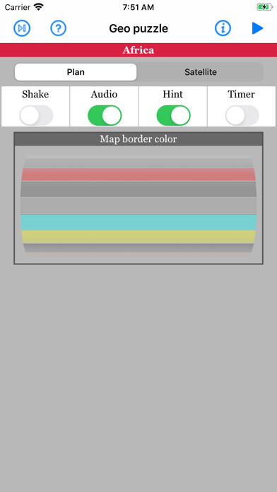 Emulate iPhone app GeoPuzzleAfrica using MyAndroid Emulate iPhone app GeoPuzzleAfrica using MyAndroid