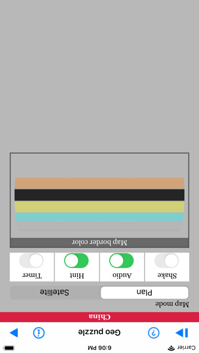 Emulate iPhone app GeoPuzzleChina using MyAndroid Emulate iPhone app GeoPuzzleChina using MyAndroid