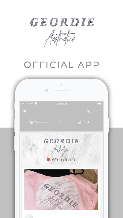 Emulate iPhone app Geordie Aesthetics Newcastle using MyAndroid
