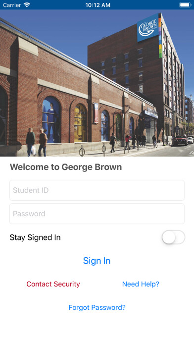 Emulate iPhone app George Brown using MyAndroid Emulate iPhone app George Brown using MyAndroid