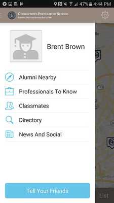 Emulate Android APK Georgetown Prep Alumni Network