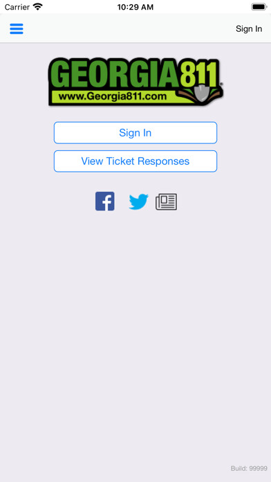 Emulate iPhone app Georgia 811 using MyAndroid
