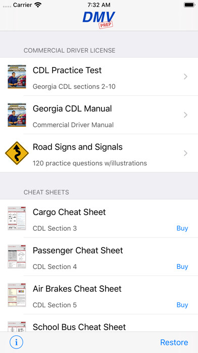 Emulate iPhone app Georgia CDL Test Prep using MyAndroid Emulate iPhone app Georgia CDL Test Prep using MyAndroid