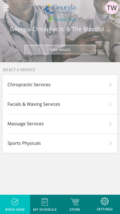 Emulate iPhone app Georgia Chiro & Mindful Body using MyAndroid Emulate iPhone app Georgia Chiro & Mindful Body using MyAndroid
