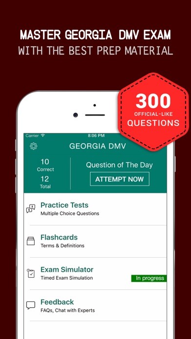Emulate iPhone app Georgia DMV Practice Exam Prep 2017 – Flashcards using MyAndroid Emulate iPhone app Georgia DMV Practice Exam Prep 2017 – Flashcards using MyAndroid