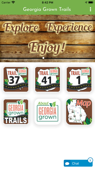 Emulate iPhone app Georgia Grown Trails using MyAndroid Emulate iPhone app Georgia Grown Trails using MyAndroid