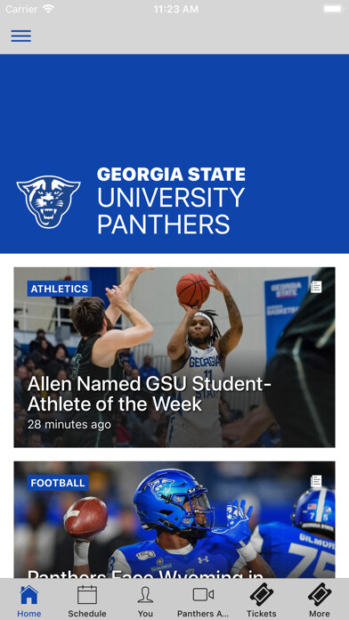 Emulate iPhone app Georgia State Athletics using MyAndroid Emulate iPhone app Georgia State Athletics using MyAndroid