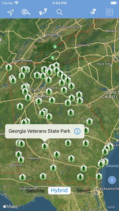 Emulate iPhone app Georgia State Parks & Areas using MyAndroid Emulate iPhone app Georgia State Parks & Areas using MyAndroid