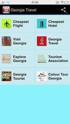 Emulate Android APK Georgia Travel