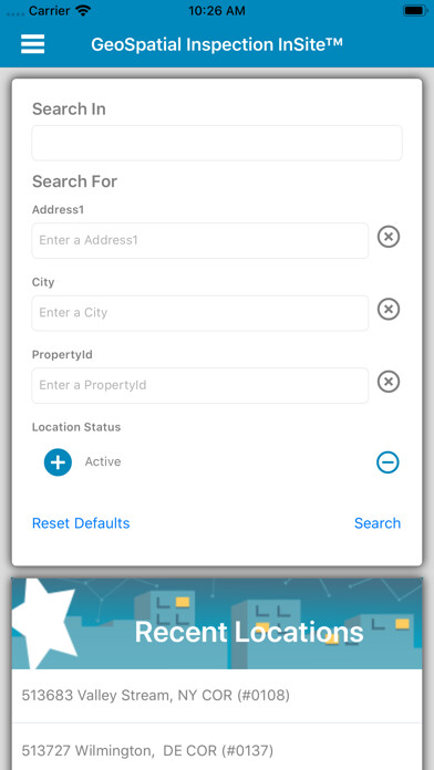 Emulate iPhone app GeoSpatial Inspection InSite™ using MyAndroid