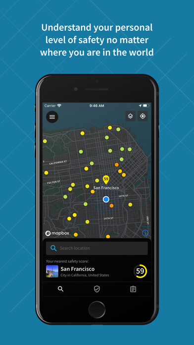 Emulate iPhone app GeoSure using MyAndroid