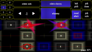 Emulate iPhone app Geo Synthesizer using MyAndroid