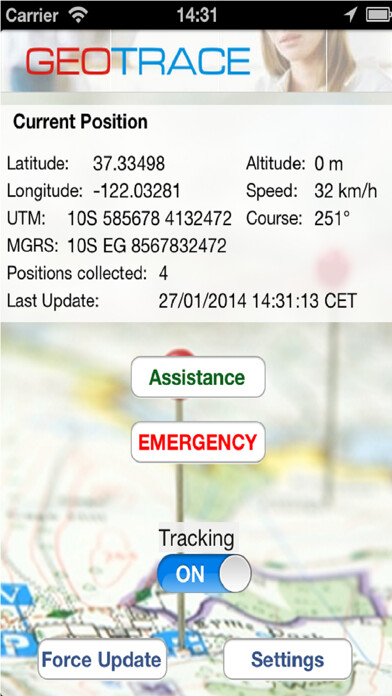 Run android online APK GEOTRACE Tracker from MyAndroid or emulate GEOTRACE Tracker using MyAndroid