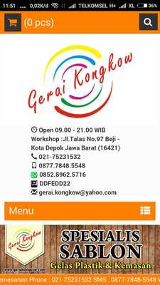 Emulate Android APK Gerai Kongkow