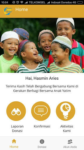 Emulate Android APK Gerakan Mari Berbagi