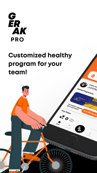 Emulate iPhone app GERAK PRO - Corporate Wellness using MyAndroid Emulate iPhone app GERAK PRO - Corporate Wellness using MyAndroid