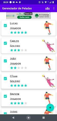 Run android online APK Gerenciador de Peladas from MyAndroid or emulate Gerenciador de Peladas using MyAndroid